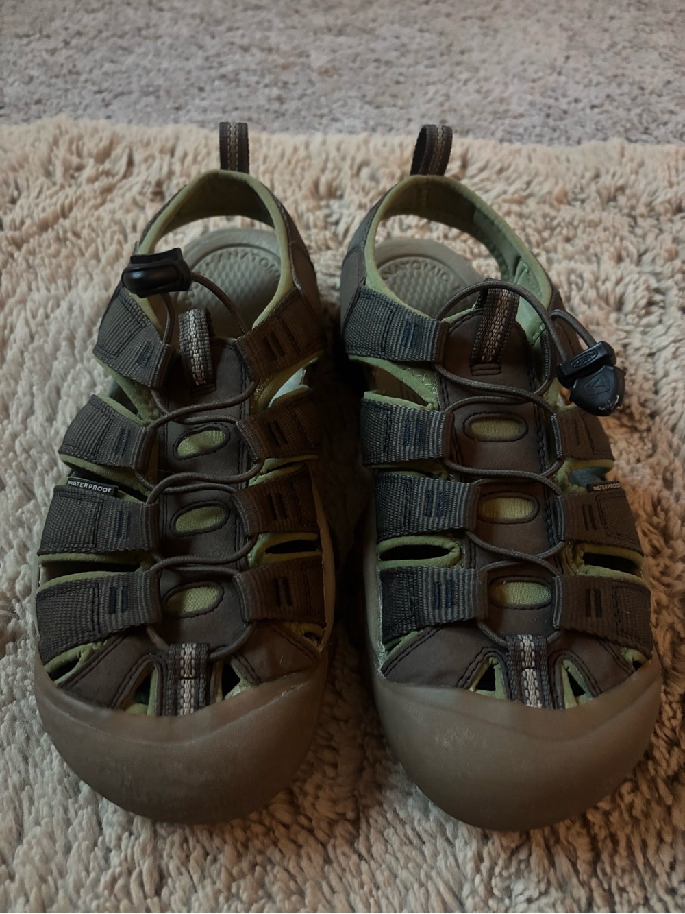 Keen unisex Waterproof Outdoor Sandals - Olive Green